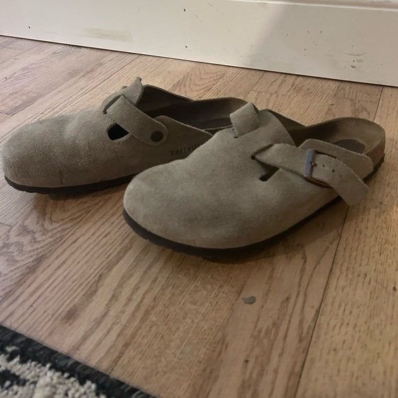 Birkenstock Suede Slip-On Clogs - Picture 8 of 8